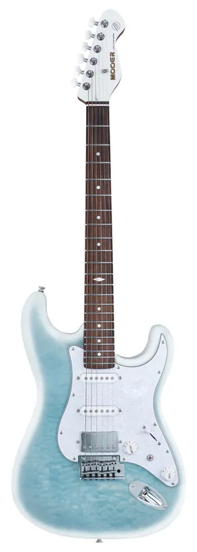 Dodaj do koszyka Mooer MSC40 Pro Guitar - Dreamy Blue - 6-strunowa gitara elektryczna