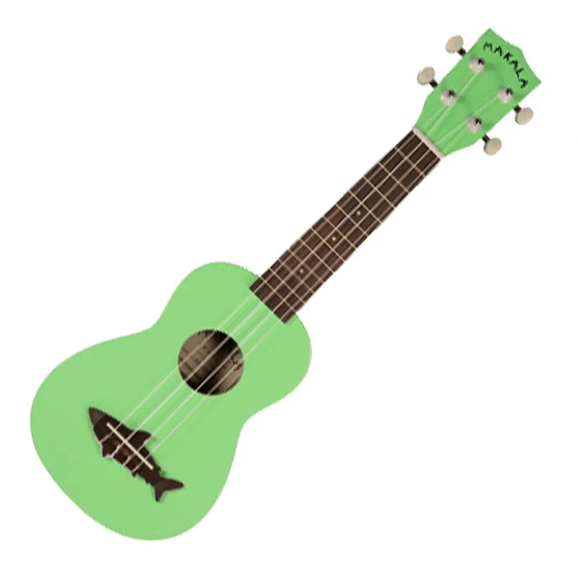 KALA KA MK SS GRN Makala Shark Zielone Ukulele sopranowe + pokrowiec Rabat