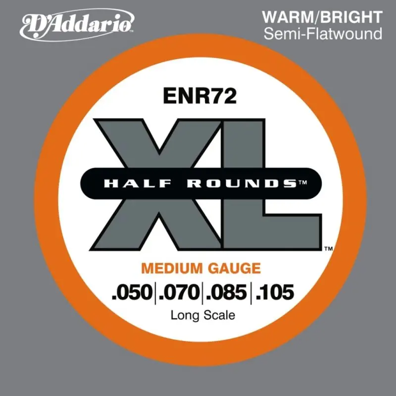 Popularny D’Addario ENR72 struny do gitary basowej 50-105