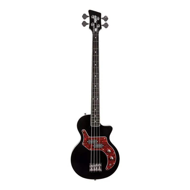 Bezpieczna płatność O-Bass BK gitara basowa 4 strunowa, czarna