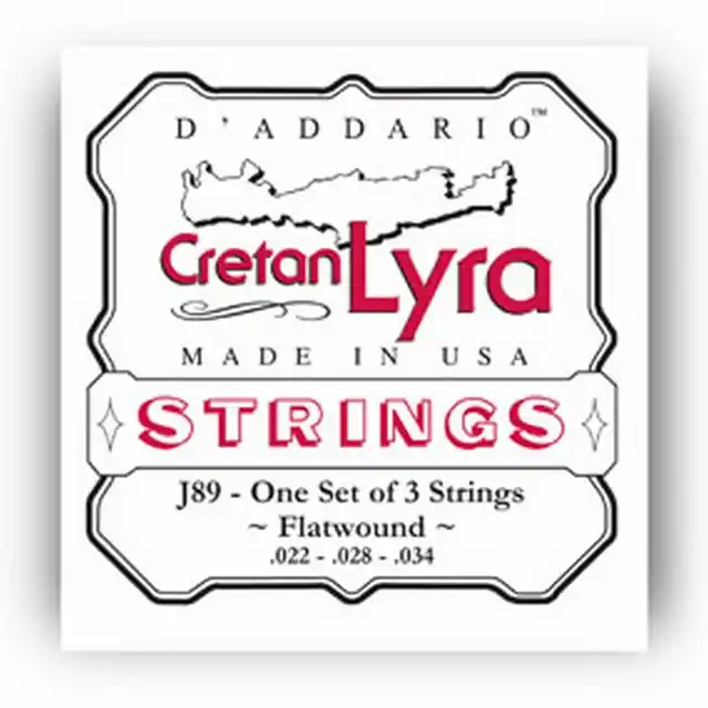 D’Addario J89 struny do liry kreteńskiej Premium