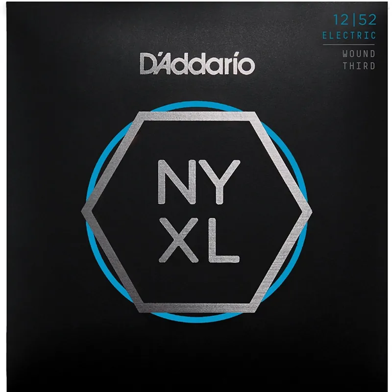 D‘Addario NYXL1252W GTR REG LITE Struny do gitary elektrycznej 12-52 Wyprzedaż