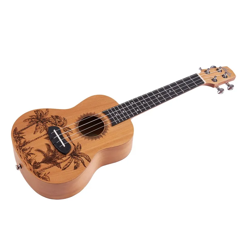 Do wyczerpania zapasów LAILA UFG-2311-C PALMS Ukulele koncertowe (23") z serii FUN