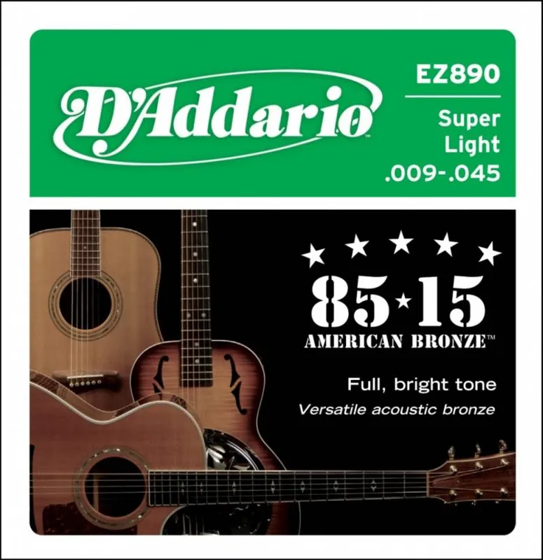 D‘addario EZ890 struny do gitary akustycznej 9-45 Promocja