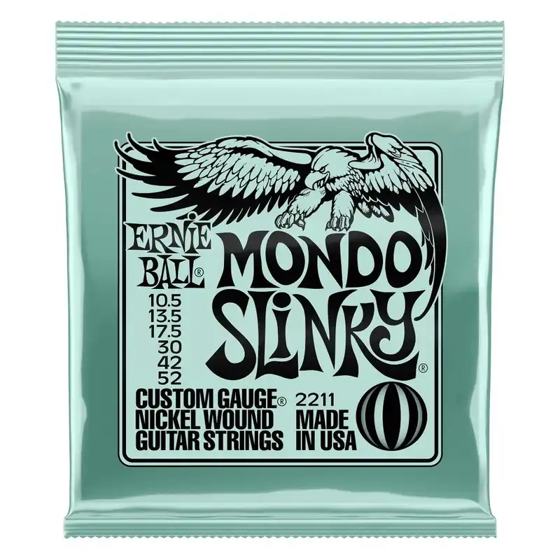 Promocja ERNIE BALL EB 2211 MONDO SLINKY Struny do gitary elektrycznej 10.5-52