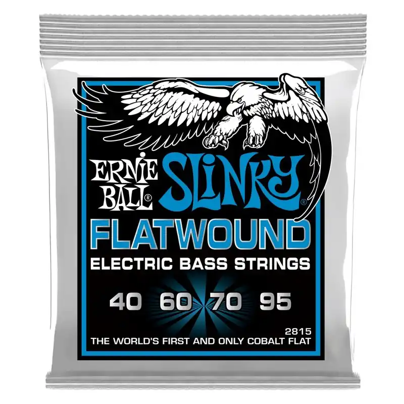 Nowość ERNIE BALL EB 2815 Szlifowane struny do basu 40-95 flatwound