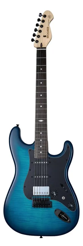 Mooer MSC31 Pro Guitar - Blue Burst - 6-strunowa gitara elektryczna Ekspresowa dostawa