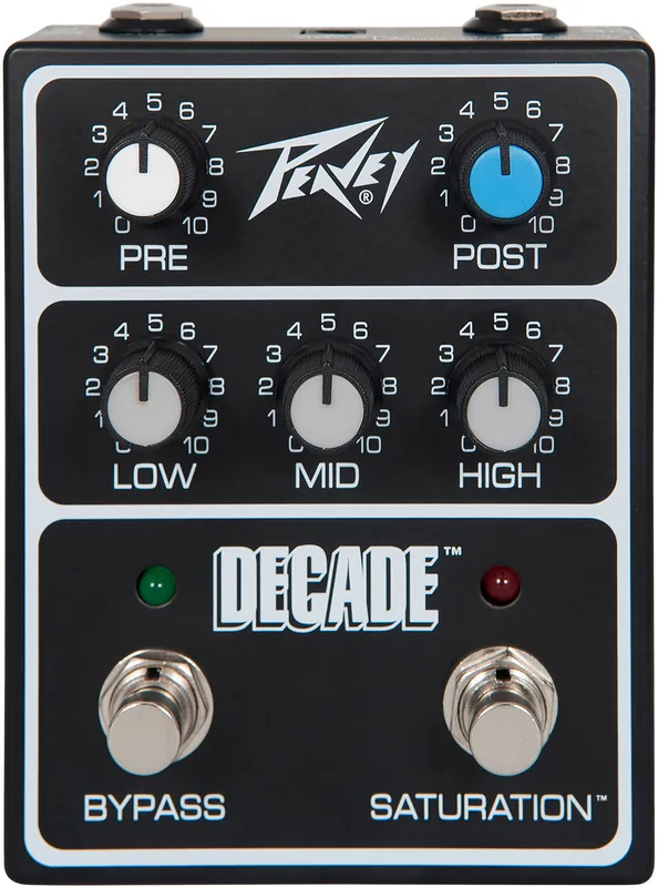 Wysoka jakość Peavey Decade Preamp Pedal