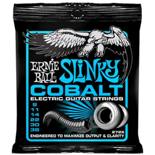 Nowość ERNIE BALL EB 2725 Cobalt struny do git elektrycznej 08-38