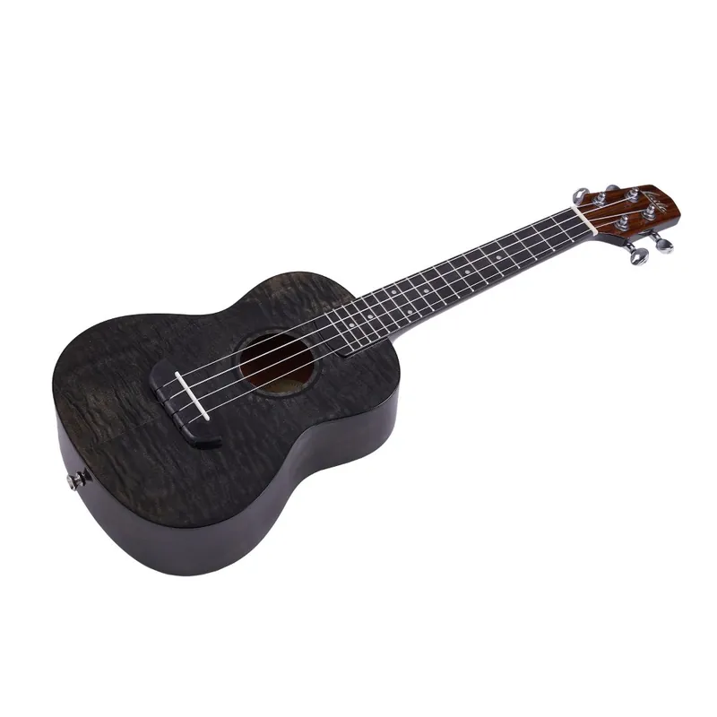 Hit cenowy LAILA UDW-2313-FO (HG BLACK) Ukulele koncertowe (23") z serii Woodart design