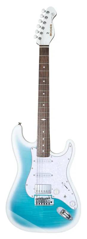 Hit sprzedaży Mooer MSC41 Pro Guitar - Dreamy Blue - 6-strunowa gitara elektryczna