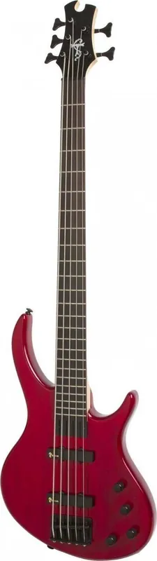 Hit sprzedaży Epiphone Toby Deluxe V Translucent Red TR gitara basowa