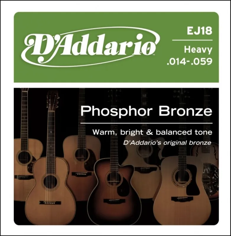 Taniej D’Addario EJ18 struny do gitary akustycznej 14-59