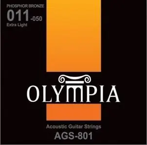 Oferta limitowana OLYMPIA AGS 801 - Struny do gitary akustycznej 11-50