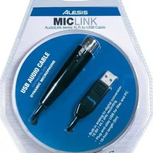 Alesis MicLink – kabel XLR z interfejsem USB Szybka dostawa