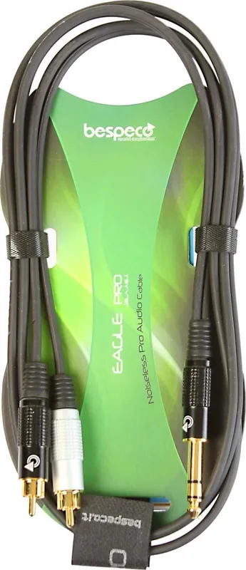 Wybór klientów Kabel TRS 6.3mm - 2 x RCA Bespeco EAYSRM150 1,5m