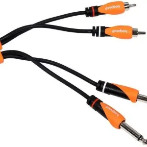 Tani Bespeco SLY2JR300 – kabel audio 2x jack 1/4" – 2x RCA 3 m