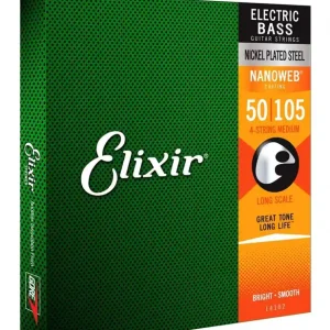 Elixir 14102 NanoWeb 50-105 Long Scale – struny do gitary basowej Kup online