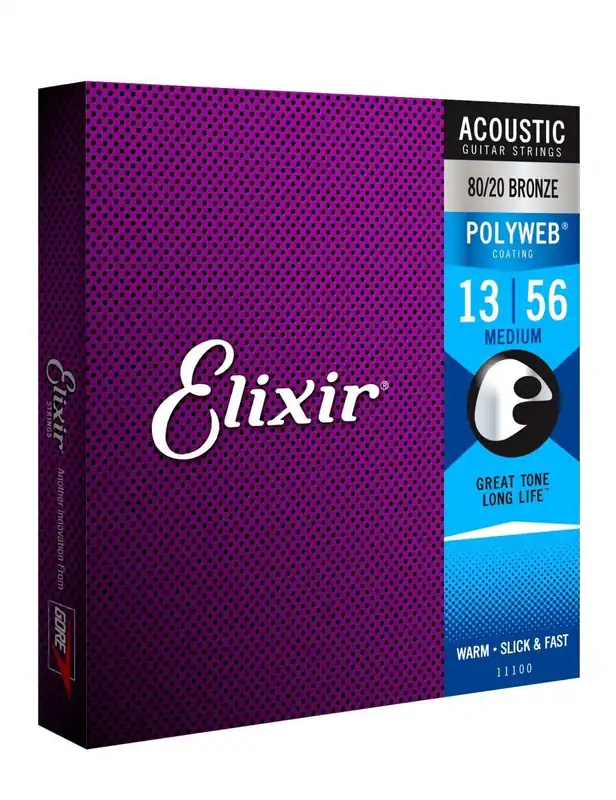 Bezpieczne zakupy Elixir 11100 PolyWeb Bronze 13-56 – struny do gitary akustycznej