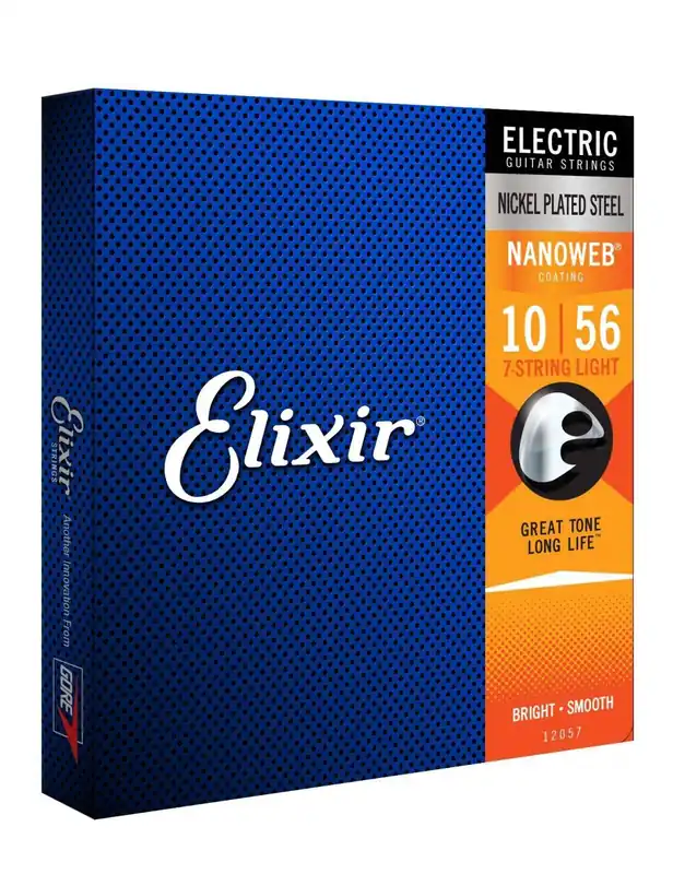 Dodaj do koszyka Elixir 12057 Nanoweb 10-56 – struny do gitary 7-strunowej