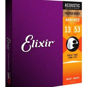 Kup teraz Elixir 16182 Phosphor Bronze HD Light 13-53 – struny do gitary akustycznej