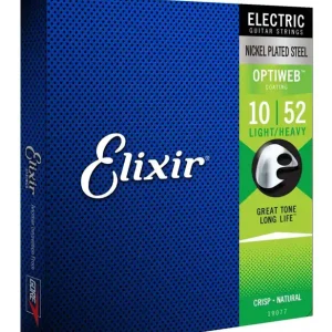 Elixir 19077 Optiweb Light/Heavy 10-52 – struny do gitary elektrycznej Tylko dziś