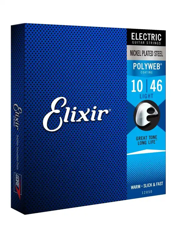 Elixir 12050 PolyWeb Light 10-46 – struny do gitary elektrycznej Ostatnie sztuki