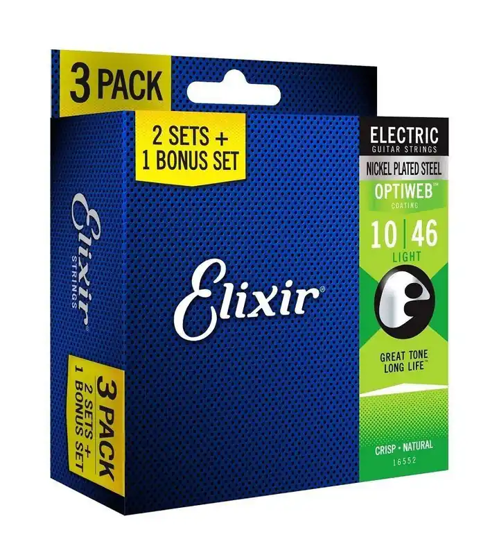 Elixir 16552 Optiweb Light 10-46 pack 2+1 Oferta limitowana