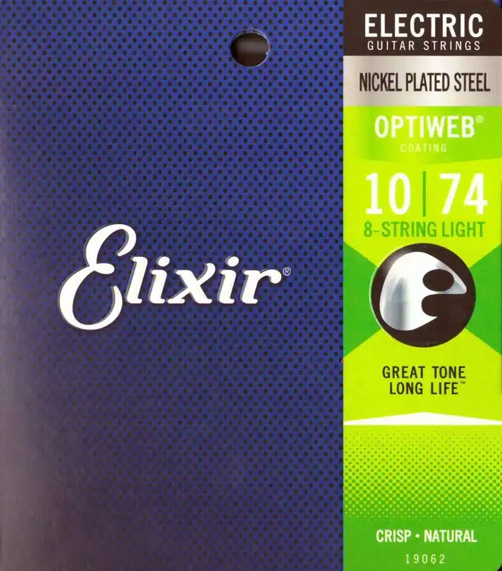 Elixir 19062 Optiweb Lt 10-74 – struny do gitary 8-strunowej Tylko do końca tygodnia