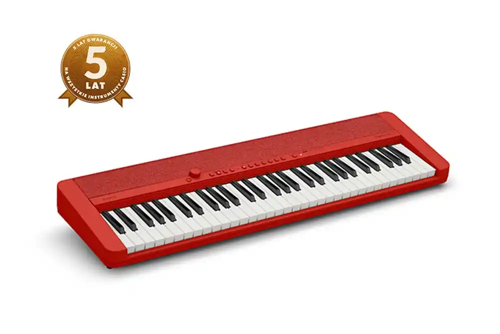 CASIO CT-S1 RD - Pianino, instrument klawiszowy 61 klawiszy Cena promocyjna