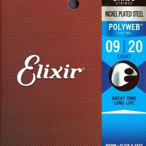 Okazja Elixir 11600 Light (9-20) PolyWeb struny do banjo