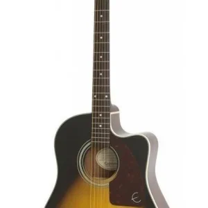 Epiphone J-15 EC Deluxe Fishman Presys-II Incl. Hard Case VS Vintage Sunburst zestaw gitara elektro-akustyczna z futerałem Promocja