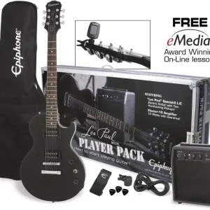 Epiphone Les Paul Special II Player Pack Ebony EB gitara elektryczna Oferta limitowana