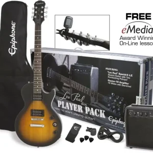 Epiphone Les Paul Special II Player Pack Vintage Sunburst VS gitara elektryczna Kup teraz