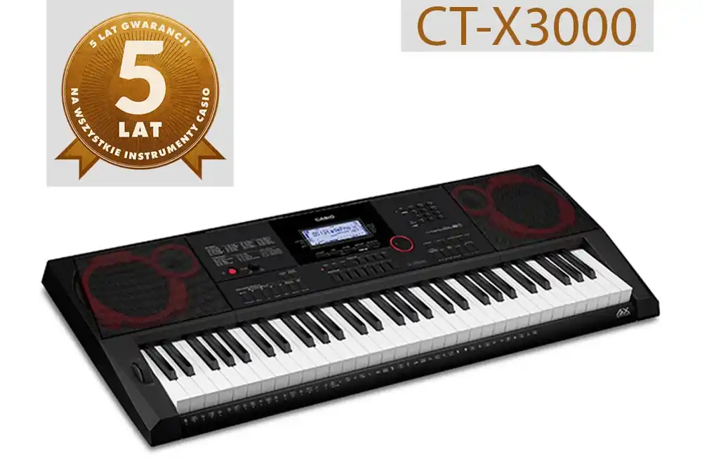 CASIO CT-X3000 keyboard 61 dynamicznych klawiszy - 5 LAT Gwarancji !!! Wyjątkowa oferta