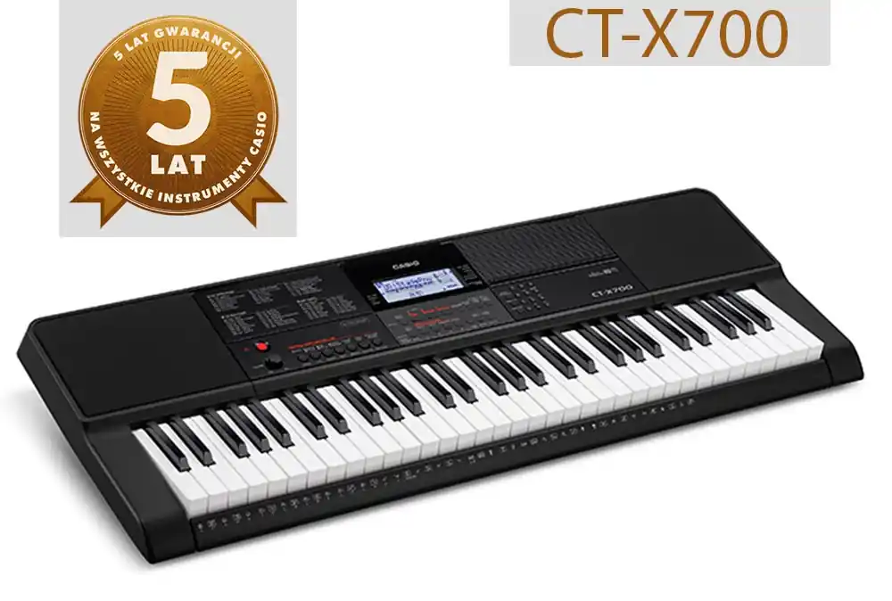CASIO CT-X700 keyboard 61 dynamicznych klawiszy - 5 LAT Gwarancji !!! Zamów dziś