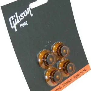 Gibson Top Hat Knobs Vintage Amber HK-030 Oferta