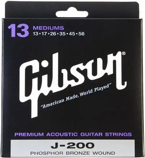 Oferta Gibson J-200 Deluxe 13-56 – struny fosforobrązowe do gitary akustycznej