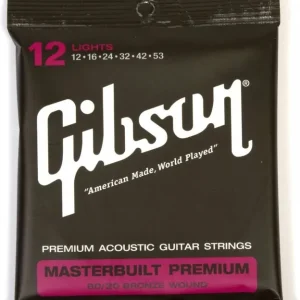 Gibson Masterbuilt Premium 8020 Brass 012-053 SAG-BRS12 Darmowy zwrot
