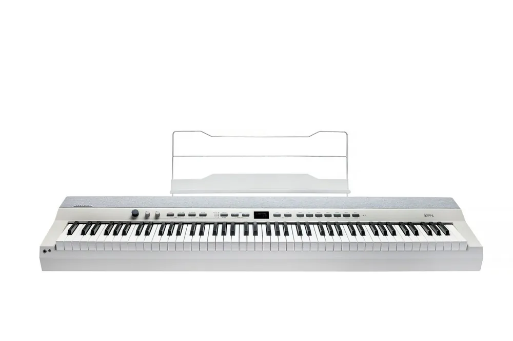 KURZWEIL KA P1 White - Pianino cyfrowe, klawiatura fortepianowa 88 klawiszy H1 Ivory, polifonia 256 Wybór klientów