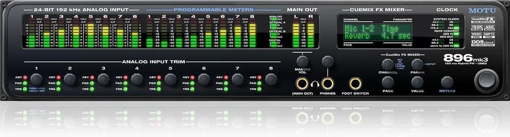 MOTU 896mk3 Hybrid interfejs audio USB/FireWire Obniżka ceny