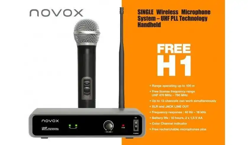 Kup teraz Novox FREE H1 – bezprzewodowy system mikrofonowy