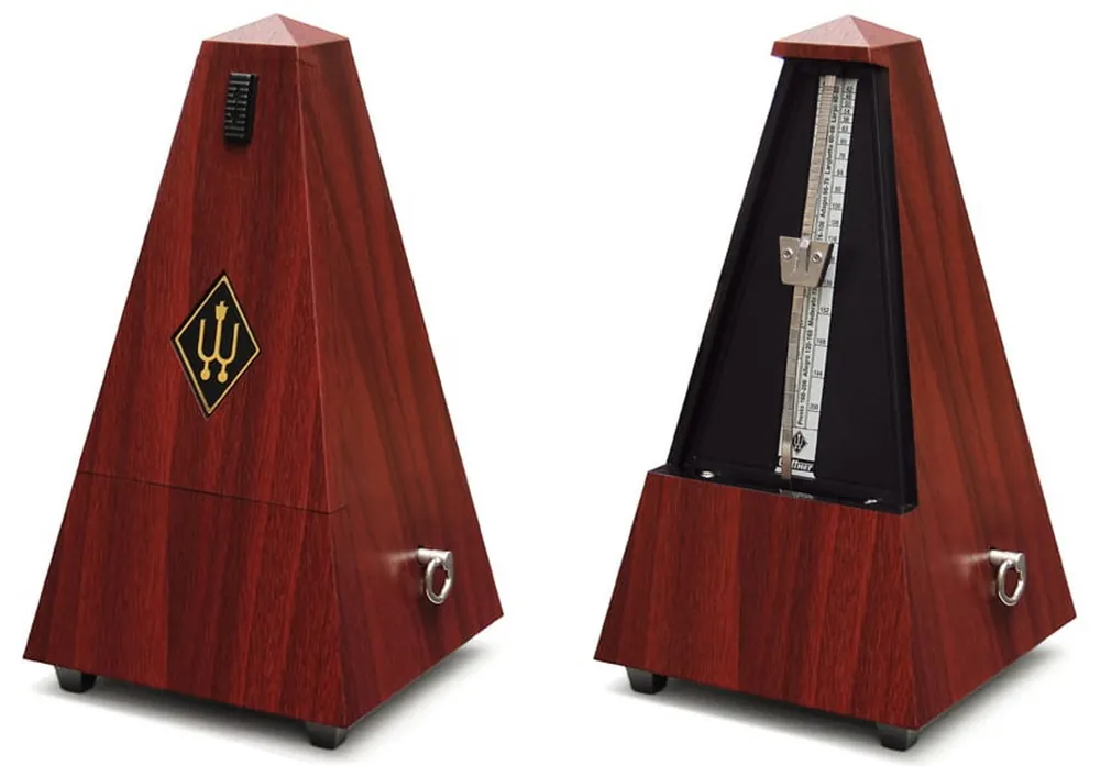 WITTNER 845111 - METRONOM MECHANICZNY PIRAMIDA MAHOŃ Oferta czasowa