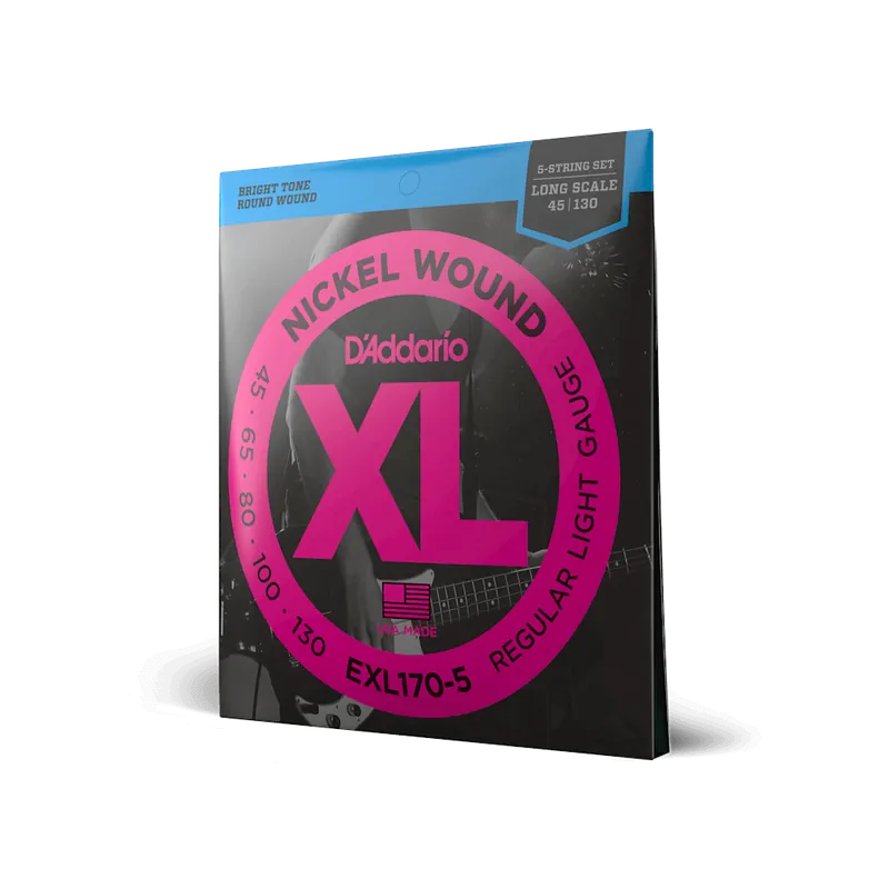 Struny do gitary basowej D‘Addario EXL170-5 Hit sprzedaży