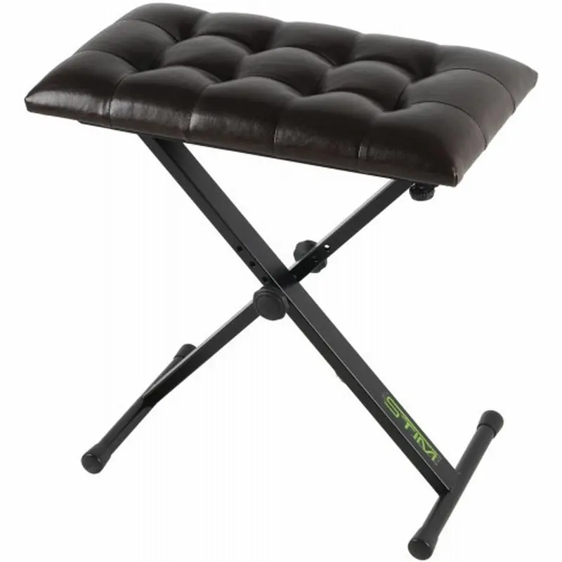 STIM ST-10BR Ława do keyboardu/pianina pikowana brązowa Oferta czasowa