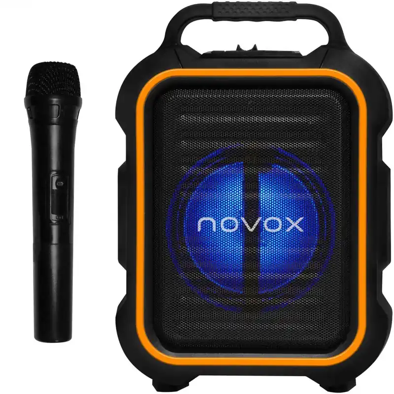 Głośnik przenośny z mikrofonem Novox MOBILITE ORANGE Dodaj do koszyka