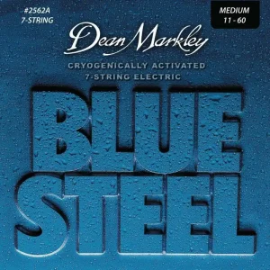 DEAN MARKLEY BLUE STEEL 2562A MED 11-60 STRUNY DO GITARY ELEKTRYCZNEJ 7 STRUN Wybór klientów