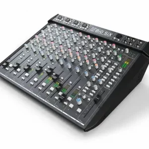 Zamów dziś SSL BIG SIX - analogowy mixer z pełnym channel stipem 16-kanałowym interfejsem USB