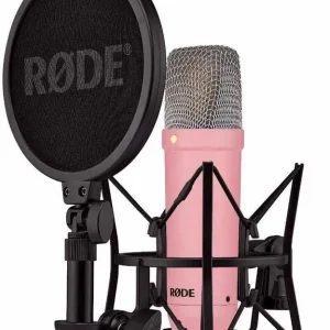 RODE NT1 - Signature PINK Mikrofon pojemnościowy - zestaw do nagrań wokalnych Tylko dziś