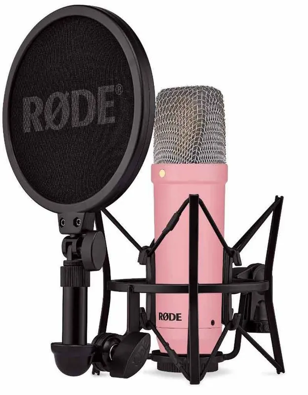 RODE NT1 - Signature PINK Mikrofon pojemnościowy - zestaw do nagrań wokalnych Tylko dziś